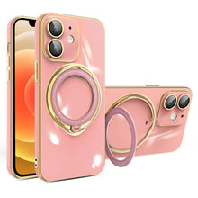 Load image into Gallery viewer, Multifunction Electroplating MagSafe Holder Phone Case, For iPhone SE 2022 / 2020 / 8 / 7, For iPhone 13 Pro Max, For iPhone 13 Pro, For iPhone 13, For iPhone 12, For iPhone 12 Pro Max, For iPhone 12 Pro, For iPhone 11 Pro Max