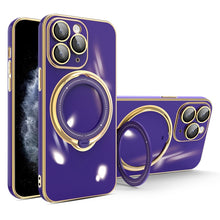 Load image into Gallery viewer, Multifunction Electroplating MagSafe Holder Phone Case, For iPhone 11 Pro, For iPhone XS / X, For iPhone XR, For iPhone XS Max, For iPhone 8 Plus / 7 Plus