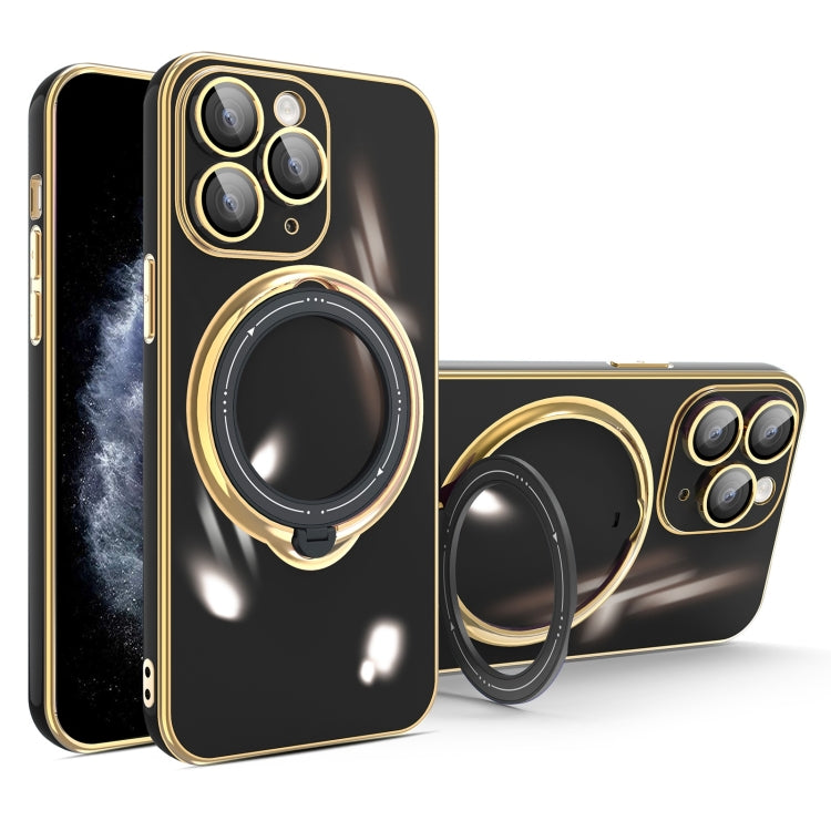 Multifunction Electroplating MagSafe Holder Phone Case, For iPhone 11 Pro, For iPhone XS / X, For iPhone XR, For iPhone XS Max, For iPhone 8 Plus / 7 Plus