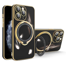 Load image into Gallery viewer, Multifunction Electroplating MagSafe Holder Phone Case, For iPhone 11 Pro, For iPhone XS / X, For iPhone XR, For iPhone XS Max, For iPhone 8 Plus / 7 Plus