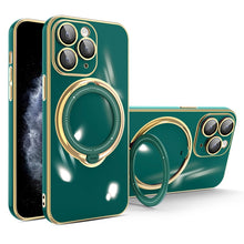 Load image into Gallery viewer, Multifunction Electroplating MagSafe Holder Phone Case, For iPhone 11 Pro, For iPhone XS / X, For iPhone XR, For iPhone XS Max, For iPhone 8 Plus / 7 Plus