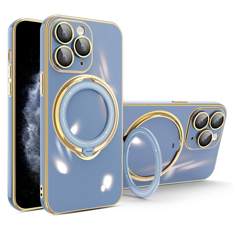 Multifunction Electroplating MagSafe Holder Phone Case, For iPhone 11 Pro, For iPhone XS / X, For iPhone XR, For iPhone XS Max, For iPhone 8 Plus / 7 Plus