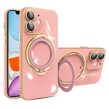 Load image into Gallery viewer, Multifunction Electroplating MagSafe Holder Phone Case, For iPhone 11, For iPhone 11 Pro, For iPhone XS / X, For iPhone XR, For iPhone XS Max, For iPhone 8 Plus / 7 Plus
