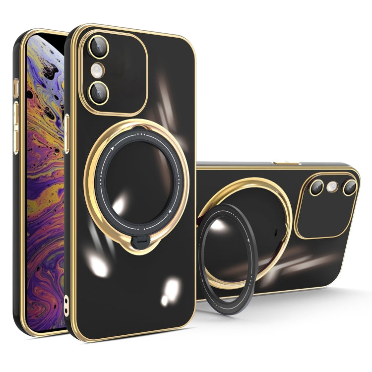 Multifunction Electroplating MagSafe Holder Phone Case, For iPhone 11 Pro, For iPhone XS / X, For iPhone XR, For iPhone XS Max, For iPhone 8 Plus / 7 Plus