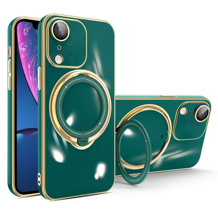 Multifunction Electroplating MagSafe Holder Phone Case, For iPhone 11 Pro, For iPhone XS / X, For iPhone XR, For iPhone XS Max, For iPhone 8 Plus / 7 Plus