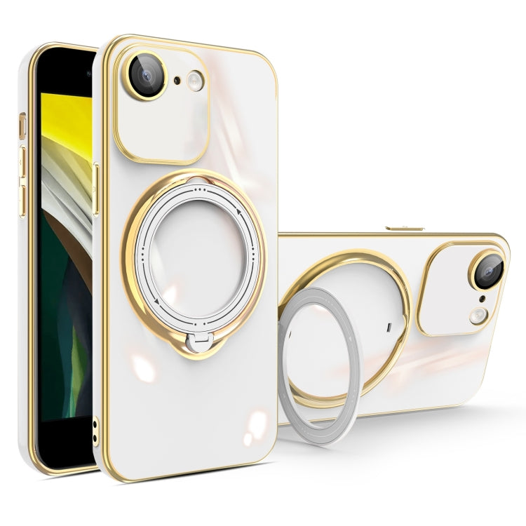Multifunction Electroplating MagSafe Holder Phone Case, For iPhone SE 2022 / 2020 / 8 / 7, For iPhone 13 Pro Max, For iPhone 13 Pro, For iPhone 13, For iPhone 12, For iPhone 12 Pro Max, For iPhone 11 Pro Max, For iPhone 11