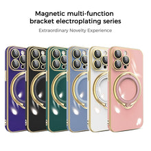 Load image into Gallery viewer, Multifunction Electroplating MagSafe Holder Phone Case, For iPhone 11 Pro, For iPhone XS / X, For iPhone XR, For iPhone XS Max, For iPhone 8 Plus / 7 Plus