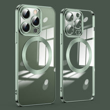 Load image into Gallery viewer, Lens Protector MagSafe Electroplated Phone Case, For iPhone 15 Pro Max, For iPhone 15 Pro, For iPhone 15 Plus, For iPhone 15