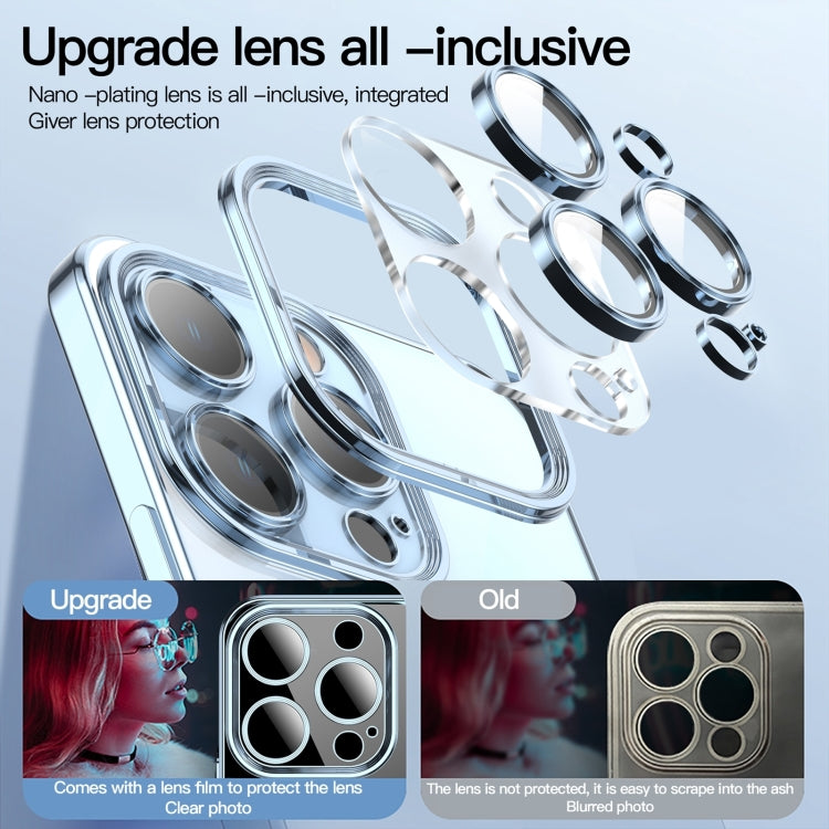 Lens Protector MagSafe Electroplated Phone Case, For iPhone 15 Pro Max, For iPhone 15 Pro, For iPhone 15 Plus, For iPhone 15