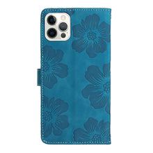 Load image into Gallery viewer, Flower Embossing Pattern Leather Phone Case, For iPhone 13 Pro, For iPhone 13
