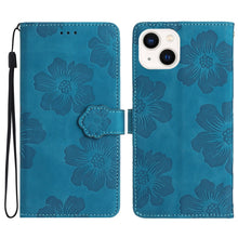 Load image into Gallery viewer, Flower Embossing Pattern Leather Phone Case, For iPhone 13 Pro, For iPhone 13