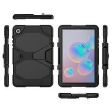 Load image into Gallery viewer, For Samsung Galaxy Tab S6 Lite P610 Shockproof Colorful Silicon + PC Protective Case with Holder &amp; Pen Slot