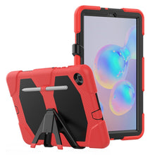 Load image into Gallery viewer, For Samsung Galaxy Tab S6 Lite P610 Shockproof Colorful Silicon + PC Protective Case with Holder &amp; Pen Slot