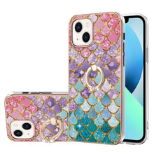 Load image into Gallery viewer, Electroplating Pattern IMD TPU Shockproof Case with Rhinestone Ring Holder, For iPhone 16 Pro Max, For iPhone 16 Pro, For iPhone 16 Plus, For iPhone 16, For iPhone 15 Pro Max, For iPhone 15 Pro, For iPhone 15 Plus, For iPhone 15
