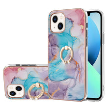 Load image into Gallery viewer, Electroplating Pattern IMD TPU Shockproof Case with Rhinestone Ring Holder, For iPhone 16 Pro Max, For iPhone 16 Pro, For iPhone 16 Plus, For iPhone 16, For iPhone 15 Pro Max, For iPhone 15 Pro, For iPhone 15 Plus, For iPhone 15