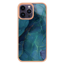 Load image into Gallery viewer, Electroplating Marble Dual-side IMD Phone Case, For iPhone 16 Pro Max, For iPhone 16 Pro, For iPhone 16 Plus, For iPhone 16, For iPhone 15 Pro Max, For iPhone 15 Pro, For iPhone 15 Plus, For iPhone 15