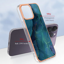 Load image into Gallery viewer, Electroplating Marble Dual-side IMD Phone Case, For iPhone 16 Pro Max, For iPhone 16 Pro, For iPhone 16 Plus, For iPhone 16, For iPhone 15 Pro Max, For iPhone 15 Pro, For iPhone 15 Plus, For iPhone 15