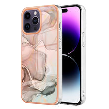 Load image into Gallery viewer, Electroplating Marble Dual-side IMD Phone Case, For iPhone 16 Pro Max, For iPhone 16 Pro, For iPhone 16 Plus, For iPhone 16, For iPhone 15 Pro Max, For iPhone 15 Pro, For iPhone 15 Plus, For iPhone 15