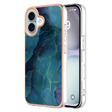 Load image into Gallery viewer, Electroplating Marble Dual-side IMD Phone Case, For iPhone 16 Pro Max, For iPhone 16 Pro, For iPhone 16 Plus, For iPhone 16, For iPhone 15 Pro Max, For iPhone 15 Pro, For iPhone 15 Plus, For iPhone 15