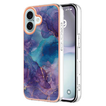Load image into Gallery viewer, Electroplating Marble Dual-side IMD Phone Case, For iPhone 16 Pro Max, For iPhone 16 Pro, For iPhone 16 Plus, For iPhone 16, For iPhone 15 Pro Max, For iPhone 15 Pro, For iPhone 15 Plus, For iPhone 15