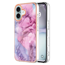 Load image into Gallery viewer, Electroplating Marble Dual-side IMD Phone Case, For iPhone 16 Pro Max, For iPhone 16 Pro, For iPhone 16 Plus, For iPhone 16, For iPhone 15 Pro Max, For iPhone 15 Pro, For iPhone 15 Plus, For iPhone 15