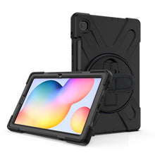 Load image into Gallery viewer, Shockproof Colorful Silicone + PC Protective Case with Holder &amp; Shoulder Strap &amp; Hand Strap &amp; Pen Slot, For Samsung Galaxy Tab S6 Lite P610, For iPad Pro 12.9 2021 / 2020