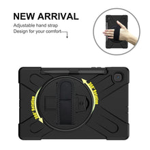 Load image into Gallery viewer, Shockproof Colorful Silicone + PC Protective Case with Holder &amp; Shoulder Strap &amp; Hand Strap &amp; Pen Slot, For Samsung Galaxy Tab S6 Lite P610, For iPad Pro 12.9 2021 / 2020