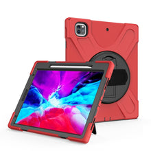 Load image into Gallery viewer, Shockproof Colorful Silicone + PC Protective Case with Holder &amp; Shoulder Strap &amp; Hand Strap &amp; Pen Slot, For Samsung Galaxy Tab S6 Lite P610, For iPad Pro 12.9 2021 / 2020