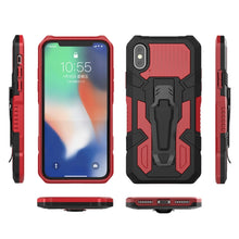 Load image into Gallery viewer, Machine Armor Warrior Shockproof PC + TPU Protective Case, For iPhone X / XS, For iPhone XR, For iPhone XS Max