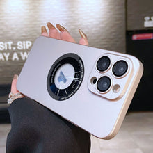 Load image into Gallery viewer, Electroplating Oil Injection Magsafe Magnetic PC Phone Case, For iPhone 13, For iPhone 12, For iPhone 12 Pro Max, For iPhone 12 Pro, For iPhone 11 Pro Max, For iPhone 11