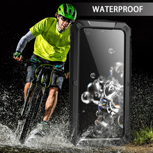 Load image into Gallery viewer, R-JUST Waterproof Shockproof Dustproof Metal + Silicone Protective Case