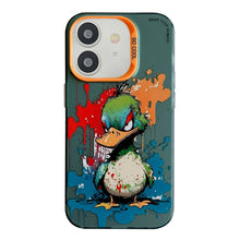 Load image into Gallery viewer, Animal Pattern Oil Painting Series PC + TPU Phone Case, For iPhone 11