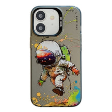 Load image into Gallery viewer, Animal Pattern Oil Painting Series PC + TPU Phone Case, For iPhone 11