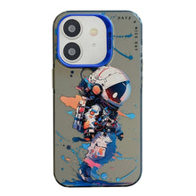 Load image into Gallery viewer, Animal Pattern Oil Painting Series PC + TPU Phone Case, For iPhone 11