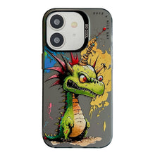 Load image into Gallery viewer, Animal Pattern Oil Painting Series PC + TPU Phone Case, For iPhone 12