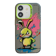 Load image into Gallery viewer, Animal Pattern Oil Painting Series PC + TPU Phone Case, For iPhone 12