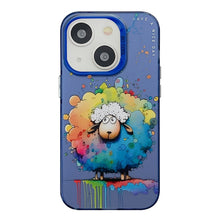 Load image into Gallery viewer, Animal Pattern Oil Painting Series PC + TPU Phone Case, For iPhone 13