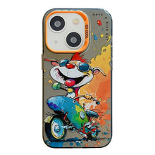 Load image into Gallery viewer, Animal Pattern Oil Painting Series PC + TPU Phone Case, For iPhone 13