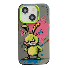 Load image into Gallery viewer, Animal Pattern Oil Painting Series PC + TPU Phone Case, For iPhone 13