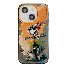 Load image into Gallery viewer, Animal Pattern Oil Painting Series PC + TPU Phone Case, For iPhone 13
