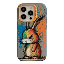 Load image into Gallery viewer, Animal Pattern Oil Painting Series PC + TPU Phone Case, For iPhone 13 Pro