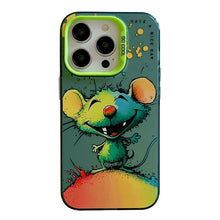 Load image into Gallery viewer, Animal Pattern Oil Painting Series PC + TPU Phone Case, For iPhone 13 Pro Max