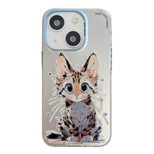 Load image into Gallery viewer, Animal Pattern Oil Painting Series PC + TPU Phone Case, For iPhone 14