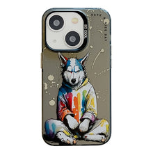 Load image into Gallery viewer, Animal Pattern Oil Painting Series PC + TPU Phone Case, For iPhone 14