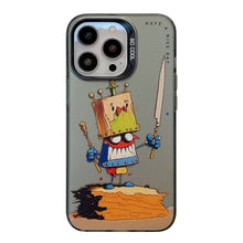 Load image into Gallery viewer, Animal Pattern Oil Painting Series PC + TPU Phone Case, For iPhone 14 Pro