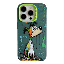 Load image into Gallery viewer, Animal Pattern Oil Painting Series PC + TPU Phone Case, For iPhone 14 Pro Max