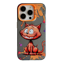 Load image into Gallery viewer, Animal Pattern Oil Painting Series PC + TPU Phone Case, For iPhone 14 Pro Max