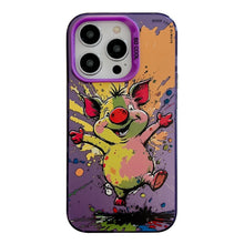 Load image into Gallery viewer, Animal Pattern Oil Painting Series PC + TPU Phone Case, For iPhone 14 Pro Max