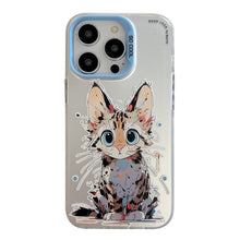 Load image into Gallery viewer, Animal Pattern Oil Painting Series PC + TPU Phone Case, For iPhone 14 Pro Max