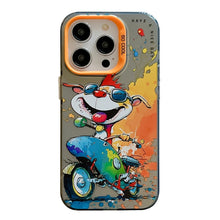 Load image into Gallery viewer, Animal Pattern Oil Painting Series PC + TPU Phone Case, For iPhone 14 Pro Max